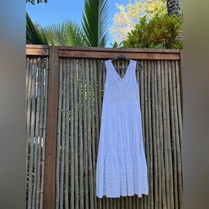 Lucky brand white cotton dress